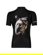 Extreme Hobby Rashguard Dziecięcy Wrestling Krótki Rękaw Czarny