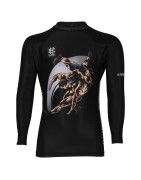 Extreme Hobby Rashguard Dziecięcy Wrestling Długi Rękaw Czarny