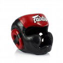 Fairtex Kask Bokserski HG13 Czarny/Czerwony - sklep MMAniak.pl
