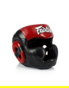 Fairtex Kask Bokserski HG13 Czarny/Czerwony - sklep MMAniak.pl