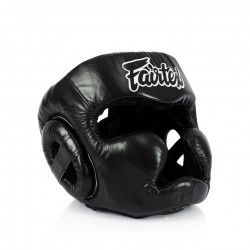 Fairtex Kask Bokserski HG13 Czarny/Czarny - sklep MMAniak.pl