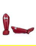 Fairtex Ochraniacze Piszczeli SP5 Czerwone - sklep MMAniak.pl