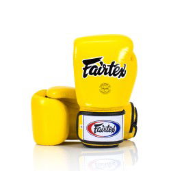Fairtex Rękawice Bokserskie BGV1 Żółte - sklep MMAniak.pl