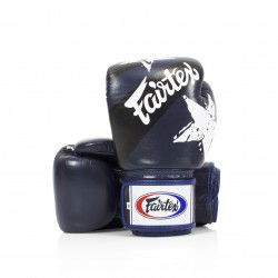 Fairtex Rękawice Bokserskie BGV1 Nation Niebieskie - sklep MMAniak.pl