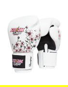 Białe Rękawice Muay Thai StormCloud Blizzard Sakura | sklep MMAniak.pl
