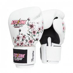 Białe Rękawice Muay Thai StormCloud Blizzard Sakura | sklep MMAniak.pl