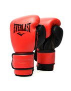 Everlast Rękawice bokserskie Powerlock PU Czerwone/Czarne - sklep MMAniak.pl