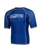 Extreme Hobby Rashguard Krótki Rękaw Trace Niebieski - sklep MMAniak.pl