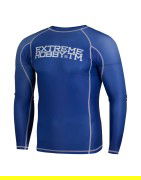 Extreme Hobby Rashguard Długi Rękaw Trace Niebieski - sklep MMAniak.pl