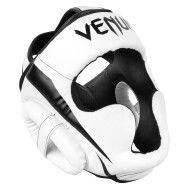 Venum Kask Bokserski Elite Biały/Czarny - sklep MMAniak.pl
