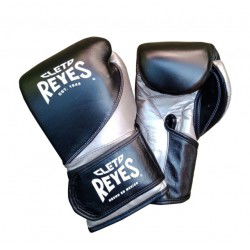 Cleto Reyes Rękawice Bokserskie High Precision Czarne/Srebrne - sklep MMAniak.pl