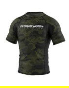 Extreme Hobby Rashguard Krótki Rękaw Havoc Khaki - sklep MMAniak.pl