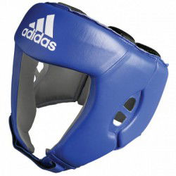 Adidas Kask Bokserski z Atestem AIBA Niebieski - sklep MMAniak.pl