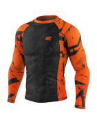 Extreme Hobby Rashguard Długi Rękaw Neo Orange - sklep MMAniak.pl
