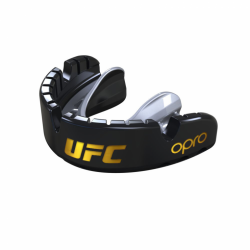 Opro Ochraniacz na Zęby UFC Gold GEN2 Braces Czarny/Srebrny - sklep MMAniak.pl