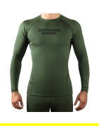 Ground Game Rashguard Athletic Długi Rękaw Khaki - sklep MMAniak.pl