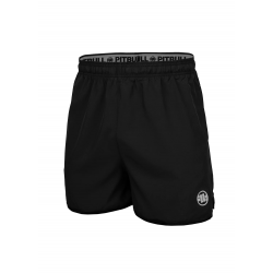Pitbull Spodenki Sportowe Performance Small Logo Czarne - sklep MMAniak.pl