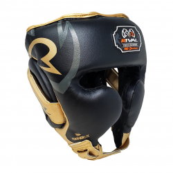 Rival Kask Bokserski RHG100 Czarny/Złoty - sklep MMAniak.pl