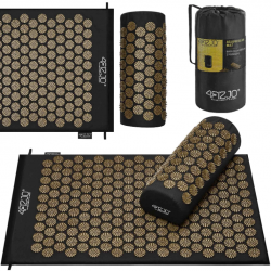 4FIZJO Acupressure Mat 72x42 z poduszką czarno złota - sklep MMAniak.pl