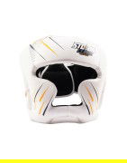 StormCloud Kask Bokserski StarFall Biało-Żółty - sklep MMAniak.pl