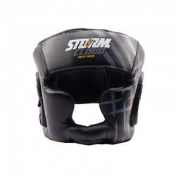 StormCloud Kask Bokserski Lynx Czarno-Szary - sklep MMAniak.pl