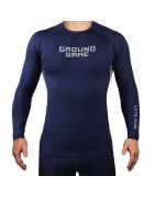 Ground Game Rashguard długi rękaw Skin Navy - sklep MMAniak.pl