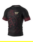 Extreme Hobby Rashguard krótki rękaw BADGE CZARNY - sklep MMAniak.pl