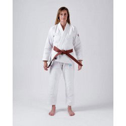KiNGZ Kimono/Gi BJJ Damskie Empowered Białe - sklep MMAniak.pl