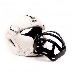 StormCloud Kask Bokserski HG1 z Grillem Biały - sklep MMAniak.pl