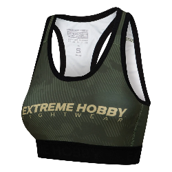 Biustonosz Sportowy Damski Extreme Hobby Havoc Khaki | MMAniak.pl