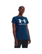 T-shirt Damski Under Armour Sportstyle Logo Niebieski