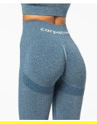 Carpatree Legginsy Bezszwowe Allure Niebieski Melanż | MMAniak.pl