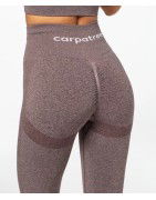 Carpatree Legginsy Bezszwowe Allure Brązowy Melanż | MMAniak.pl