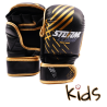 StormCloud Rękawice MMA dla dzieci Lynx Czarno/Złote 7oz