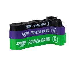 Zestaw 3 Gum Treningowych Power Band StormCloud LVL 3-5 | MMAniak.pl