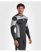Czarno-Szary Rashguard z Długim Rękawem Venum Tempest | MMAniak