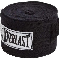 Everlast Bandaże bokserskie Core Czarne 3m - w sklepie MMAniak.pl