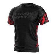 Koszulka Techniczna Extreme Hobby Black Panther czarno-czerwona w MMAniak.pl