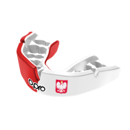 Opro Instant Custom Fit – szczęka bokserska z flagą Polski | mmaniak.pl