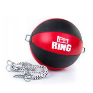 Ring Sport Gruszka refleksówka skórzana – czarno-czerwona | mmaniak.pl