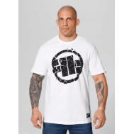 Pitbull T-shirt Scratch Biały - sklep MMAniak.pl