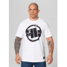 Pitbull T-shirt bawełniany, klasyczny model Scratch Biały