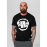 Pitbull T-shirt bawełniany, klasyczny model Scratch czarny
