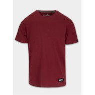 Pitbull T-shirt No Logo Burgundowy - minimalistyczy wzór | mmaniak.pl