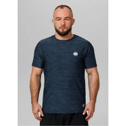Pitbull Koszulka Casual Sport Small Logo granatowa | sklep MMAniak.pl
